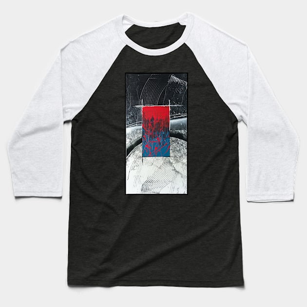 domino red Baseball T-Shirt by ds-arts